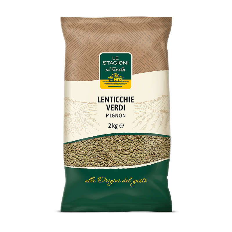Legumi lenticchie verdi mignon - Le stagioni in tavola